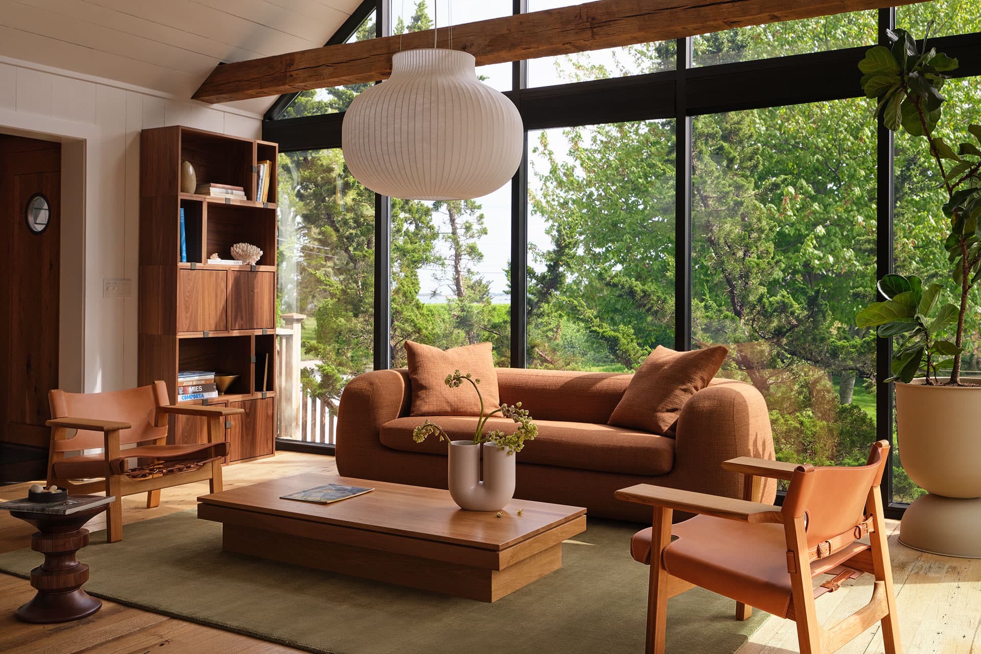 DWR-furnished living room.